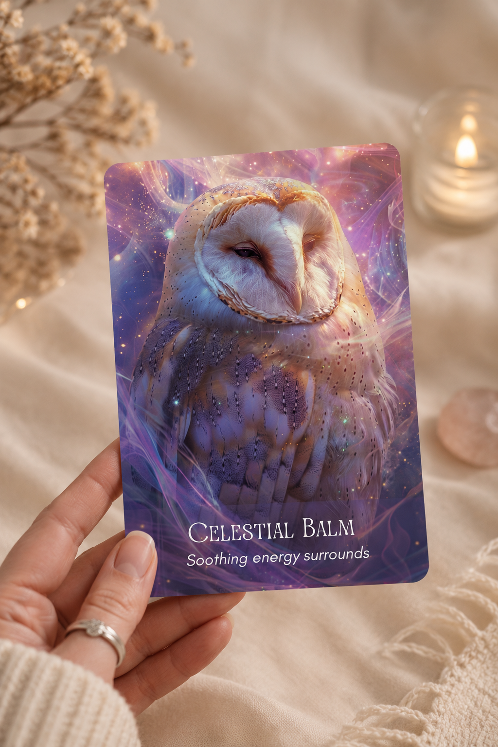 Owl Light oracle deck detail