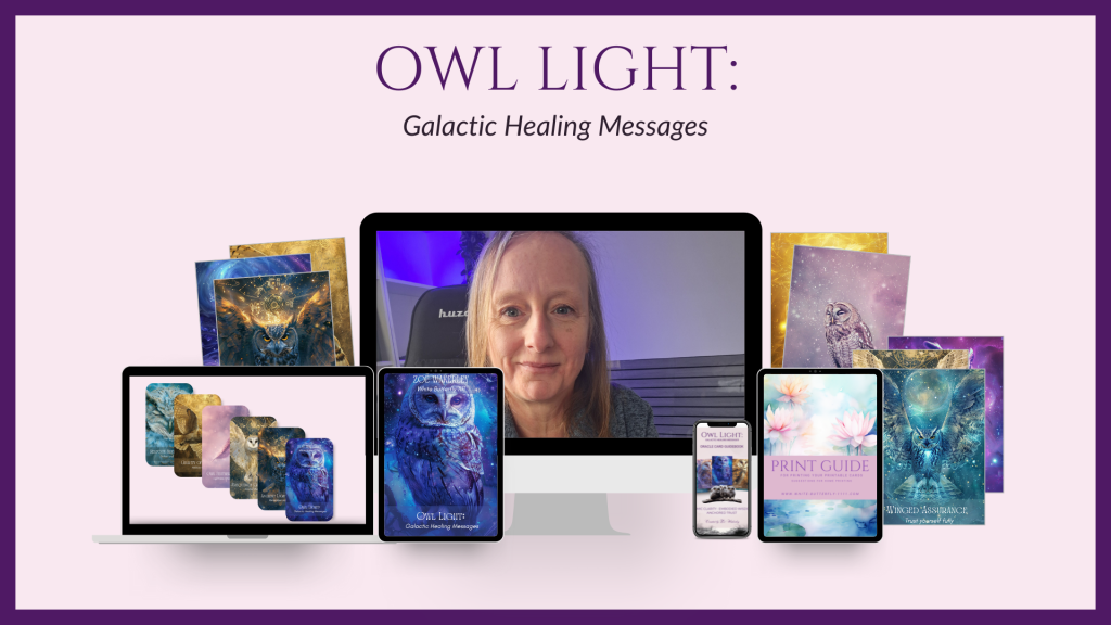 Owl Light: Galactic Healing Messages oracle deck